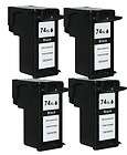 pk 74xl black ink cartridges for hp all in