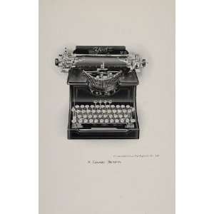  1911 Print Illustration Vintage Yost Typewriter No. 15 