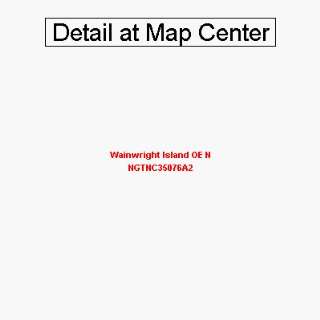  USGS Topographic Quadrangle Map   Wainwright Island OE N 