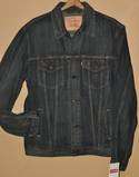 NEW Levis vintage stonewash trucker jean jacket,70589 red tab,mens L 