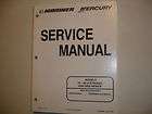 Mercury Mariner Marine Outboard 75 90 HP 4 Stroke Shop Service Manual 