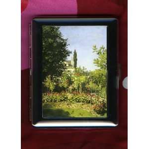 Claude Monet ID CIGARETTE CASE La Jardin en Fleur Garden In Flower