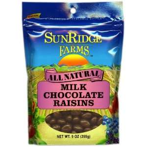 Milk Chocolate Raisins  12/9 oz. bags  Grocery & Gourmet 