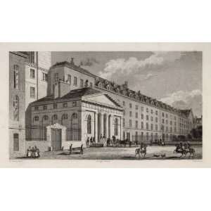  1831 Hospital Hopital De LHotel Dieu Paris Engraving 