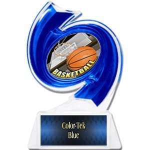 Basketball Hurricane Ice 6 Trophy BLUE TROPHY/BLUE TEK PLATE   HD 