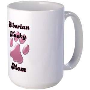  Husky Mom3 Pets Large Mug by 