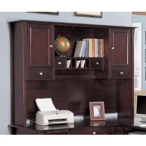  Cappuccino 68 W Executive Hutch Furniture & Decor