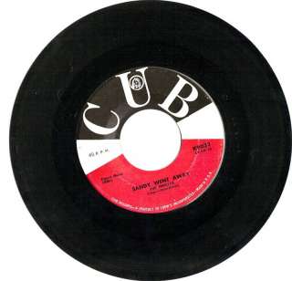 45 RPM RECORD RARE DOOWOP THE IMPALAS CUB 9033 SANDY WENT AWAY/OH WHAT 