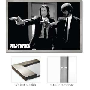  Silver Framed Pulp Fiction 2 Guns Movie Poster FrNeca0019 