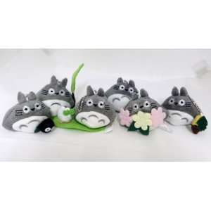  Cute Totoro 3 Plush Charm, A Set of 2 Pieces, Randomlly 