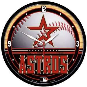  MLB Houston Astros Round Clock