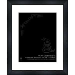  METALLICA Black Album   Custom Framed Original Ad   Framed 