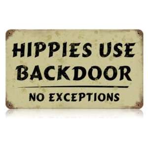  Hippies Humor Vintage Metal Sign   Garage Art Signs