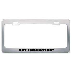 Got Engraving? Hobby Hobbies Metal License Plate Frame Holder Border 