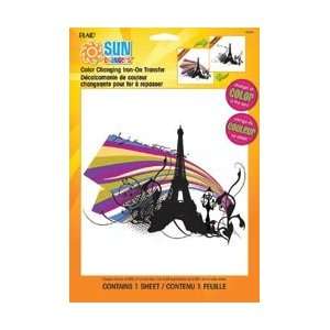  Sun Changers Iron On Transfer Eiffel Tower Arts, Crafts & Sewing