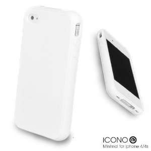  ICONO MINIMAL White TPU elastomers Case for Iphone 4 and 