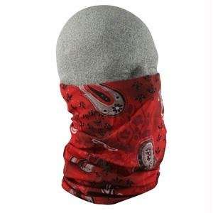  Motley Tube, 100% Polyester, Red Paisley Mix Sports 