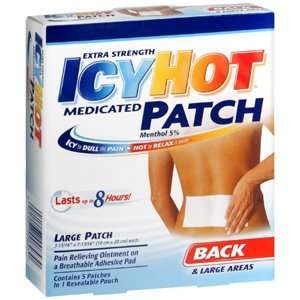  ICY HOT BACK PATCH 5EA CHATTEM INCORPORATED Health 