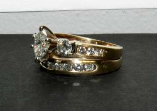2ct Marquise Cut Diamond Engagement Ring Wedding Band Kay Jewelers w 