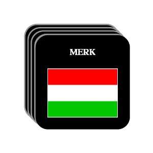  Hungary   MERK Set of 4 Mini Mousepad Coasters 