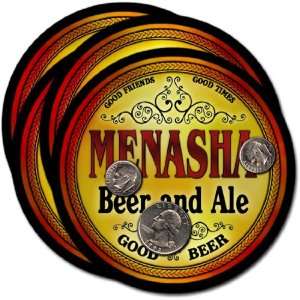 Menasha , WI Beer & Ale Coasters   4pk