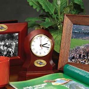 Memory Company Baltimore Ravens Desk Clock  Sports 