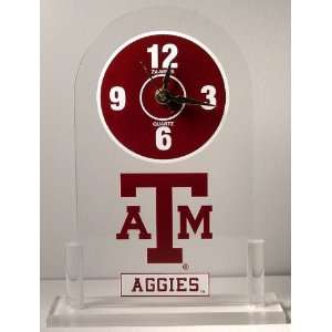  Za Meks Texas A M Aggies Desk Clock