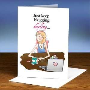  Successories Just Keep Blogging 25 Pack Greeting Cards 