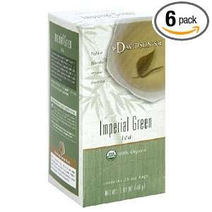Davidsons Tea Imperial Green Tea, 25 Count Tea Bags (Pack of 6 