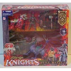   Legends of Knights Medieval Kingdom Full Battle Playset Toys & Games