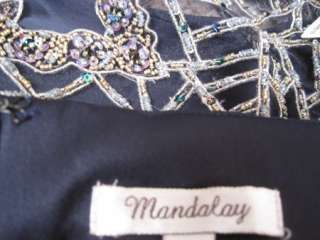 1285 Mandalay Dress Beaded Lace Belt 12 L #0006ZH  