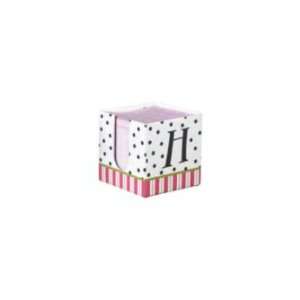  Initially Hers Stationary Set   Initial Memo Cube H 