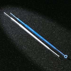Inoculation Loop, Flexible, 10uL with Needle, STERILE, Blue, 20/Peel 