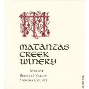  2006 Matanzas Creek Sonoma Merlot 750ml Grocery 