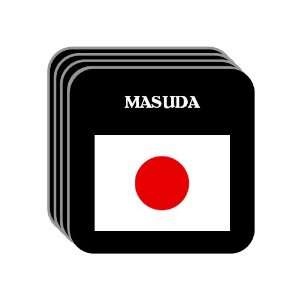 Japan   MASUDA Set of 4 Mini Mousepad Coasters