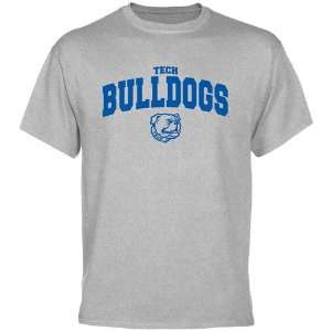    Louisiana Tech Bulldogs Ash Mascot Arch T shirt 
