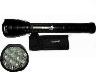 trustfire tr j18 7x cree t6 led flashlight 1 x flashlight holster