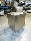 Stainless Steel Rolling Chefs Sample Cart/Workspace