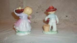Vintage Figurines Boy and Girl Ceramic Jack and Jill  