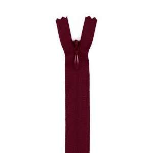  20/22 Poly Invisible Zipper Maroon By The Each Arts 