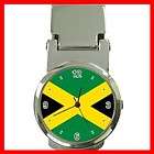 Jamaican Flag Patriotic Nation Fashion Money Clip Watch