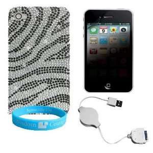   Data Cable + Privacy Screen Protector + Wisdom * Courage Wristband