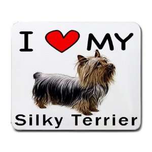  I Love My Silky Terrier Mouse Pad