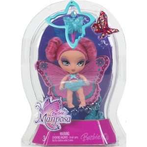  Barbie Mariposa Flutterpixies Pink & Blue Doll with Wings 