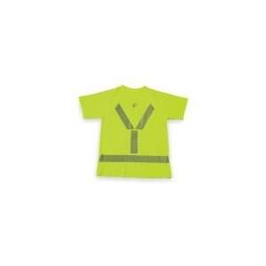  IRONCLAD AHVR 1050 XL Hi Vis Shirt,Short,Reflective,Lime 