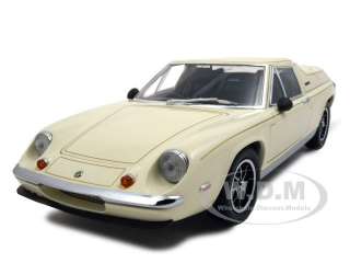   18 scale diecast car model of lotus europa special cream die cast car