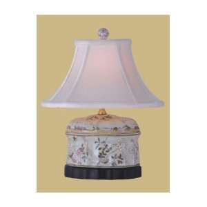  East Enterprises Porcelain Oval Jar LPBMN088D Table Lamp 