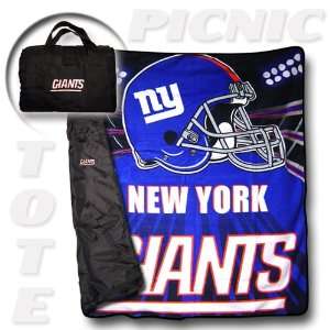  New York Giants Tote A Long NFL Picnic Blanket by 