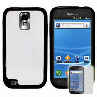 Samsung Galaxy S2 SII (T989 for T Mobile) Hybrid TPU Case (White 