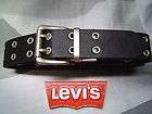   BONDED LEATHER BELT WITH 2 PRONG ROLLER BUCKLE BLACK & BROWN